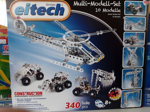 Eitech  multi model kit 10 modelli 340 pezzi 8+