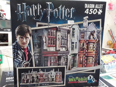 Wrebit puzzle Harry Potter diagon alley 450 pezzi in 3d 