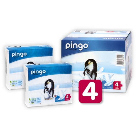 Pannolini Pingo MAXI New (7 - 18 kg) - Scatola da 80 pannolini (2 buste da 40 pezzi)