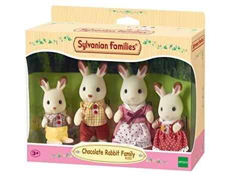 Famiglia conigli "cioccolato" Sylvanian Families 
